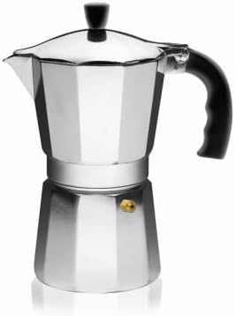  USA Red Aluminum Stovetop 6-cup Classic Italian And Cuban Espresso Maker (B120-43T)