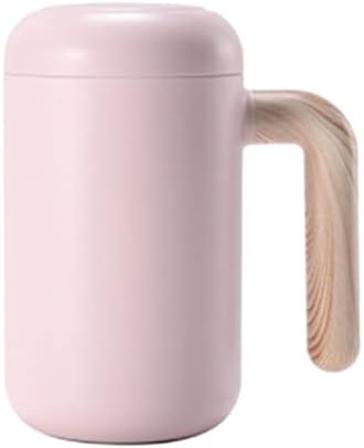  Portable Blender, Automatic Self Mixing Cup Office Stainless Steel Lazy Cup Portable Magnetic Rotating Smart Coffee Mugs Milk Cups And Mugs (Color : White)