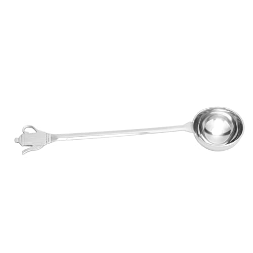  Stainless Steel Coffee Measuring Spoon, Long Handle Tablespoon Easy To Clean Reusable For Ground Coffee Espresso Coffee Beans Silver