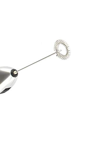  42568 7.9 X 1.3" Cappuccino Boy Milk Foamer, Silver