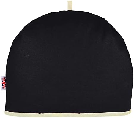  Large Tea Cozy For Teapot Insulated - Oxford Navy - Thermal 100% Cotton Extra Thick Wadding - Made In England, UK - Tea Cozies Covers Fit 1 To 6 Cup Neutral Kitchen Textiles Range