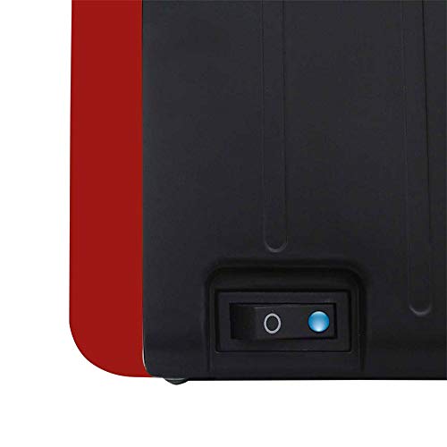  Ene Casa 3.5 Bar Espresso Cappuccino Latte Machine Maker With Frother, Red