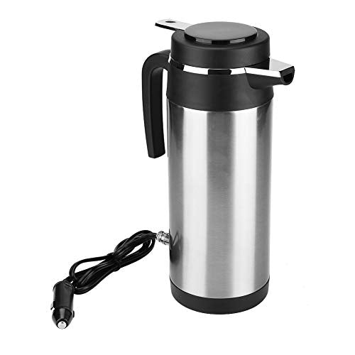  950ml Car Kettle Thermos, Stainless Steel Travel Electric Kettles For WaterTea Coffee Milk (24V)