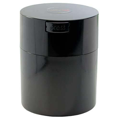  The Ultimate Vacuum Sealed Coffee Airtight Container, 1/2-Pound, Black