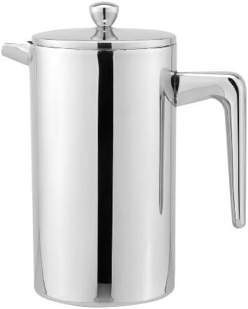  Double Walled French Press, 800ml, Stainless Steel