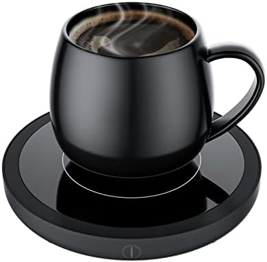  Coffee Mug Warmer Smart Cup Warmer With 3 Temperature Settings Electric Beverage Warmer Plate Auto Shut Off, Coffee, Tea And Milk Warmer For Office Home Desk Use (Cup Not Included)
