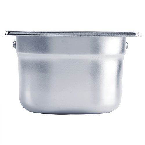  Stainless Steel Coffee Knock Box, Professional Coffee Maker Machine Holder Container Knock Box With Deep Bowl / Durable Rubber Stem, Silver