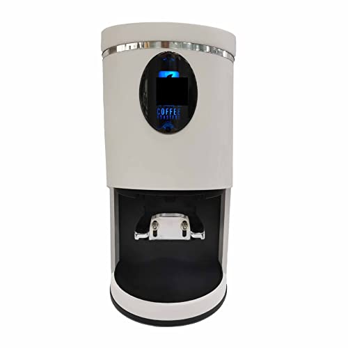  Electric 58MM Coffee Tamper Automatic Tamper Compatible With Espresso Commercial Coffee Tools (Color : White, Size : UK_110V)