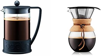 Bodum 10948-01BUS Brazil French Press Coffee And Tea Maker, 12 Ounce, Black
