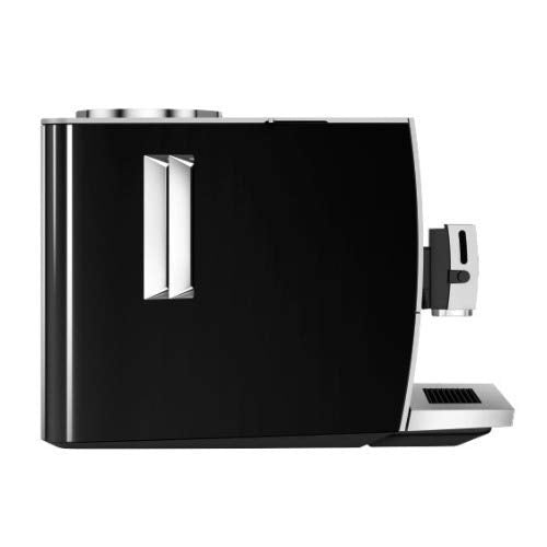 Jura ENA 8 Automatic Coffee Machine (Metropolitan Black) With Glass Milk Container Bundle (2 Items)