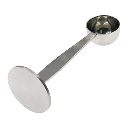  2-in-1 Coffee Scoop Stainless Steel Measuring And Tamping Coffee Spoon(15ml)-1pc
