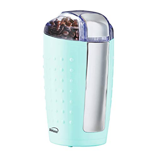  Brentwood CG-158BL 4-Ounce Coffee And Spice Grinder, Blue