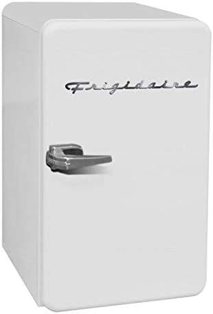 FRIGIDAIRE EFR372-PINK 3.2 Cu Ft Pink Retro Compact Rounded Corner Premium Mini Fridge & Keurig K-Mini Coffee Maker, Single Serve K-Cup Pod Coffee Brewer, 6 To 12 Oz. Brew Sizes, Dusty Rose