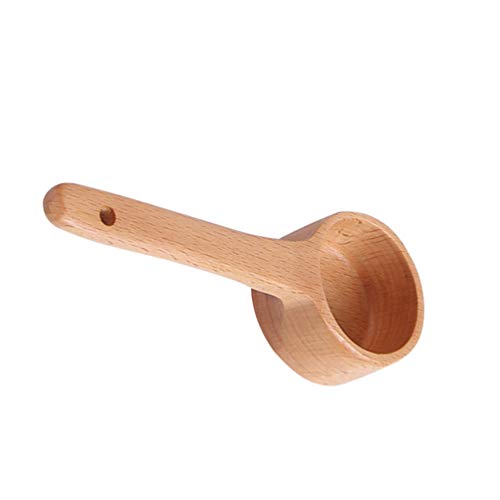  Wooden Coffee Spoon Coffee Bean Measuring Scoop Long Handle Loose Tea Spoon Measuring Tablespoon Wood Spoon Measurer