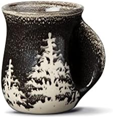 Tag Forest Left-Handed Handwarmer Mug Coffee&Tea Mug Stoneware Midnight Blue