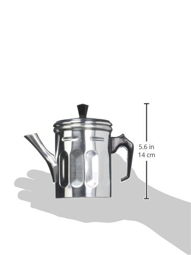  ILSA 6-Cup Neopolitan Espresso Maker, Aluminum