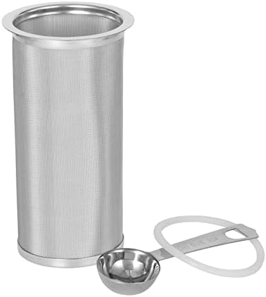  Cold Brew Coffee Maker Filter For 2Quart/64ounce Wide Mouth Mason Jar-Iced Coffee&Tea&Fruit Maker-Food-grade 304 Stainless Steel Coffee Filter-Free Silicone Seal Gasket&Coffee Scoop.(Jar NOT Included)