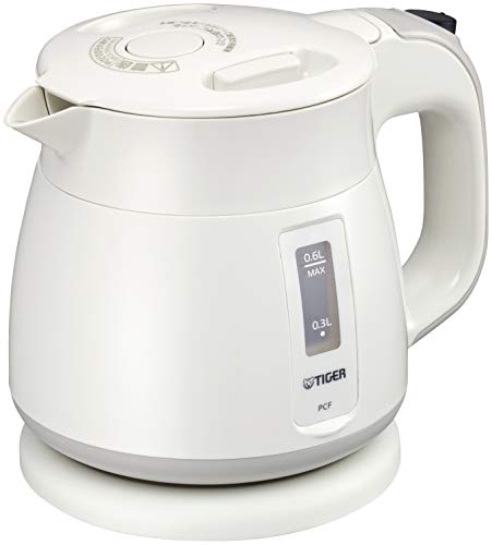  Thermos Electric Kettle 600ml White Wakuko PCF-G060-W Tiger