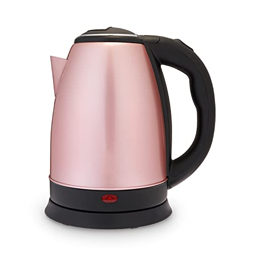  Arker Electric Tea Kettle - Cordless Kettle Stainless Steel Hot Water Boiler In Rose Gold - 56oz Set Of 1