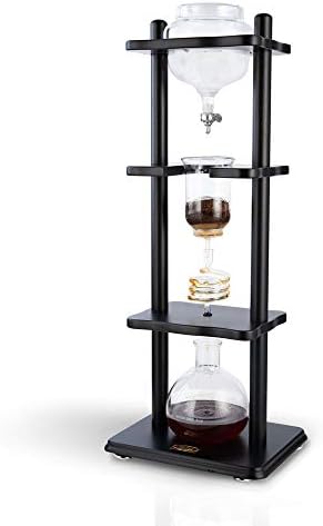  Cold Brew Maker I Ice Coffee Machine With Slow Drip Technology I Makes 6-8 Cups (32oz), Large Capacity Cold Brew Coffee Tower, Black