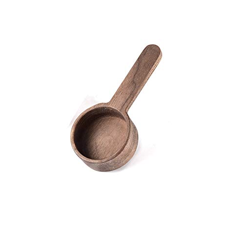  Offee Spoons, Wooden Tablespoon Scoop, CISHNOU Wooden Coffee Ground Spoon, Measuring For Ground Beans Or Tea, Soup Cooking Mixing Stirrer Kitchen Tools Utensils, 1 Wooden Tea Scoop(3.86 Inches)