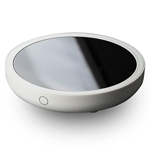  Ug Warmer For Coffee And Tea, Midgod Electric Beverage Warmers For Travel, Office Home Desk Use, Smart Thermostat Coaster Keep Coffee, Beverage, Milk, Tea And Hot Chocolate Warm (White)
