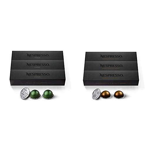 Nespresso Capsules VertuoLine, Intenso, Dark Roast Coffee, Coffee Pods, Brews 7.77 Ounce (VERTUOLINE ONLY), 10 Count (Pack Of 3)