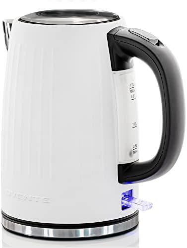  Vente Stainless Steel Electric Kettle Hot Water Boiler 1.7 Liters - Powerful 1750W BPA Free W/Auto Shut Off & Boil Dry Protection, Portable Instant Hot Water Pot For Coffee & Tea - Maroon KS711M