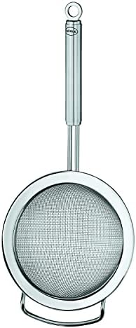 Rösle Stainless Steel Round Handle Kitchen Strainer, Fine Mesh, 7.9 Inch