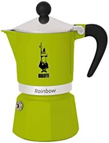 Bialetti 4983 Rainbow Espresso Maker, Yellow