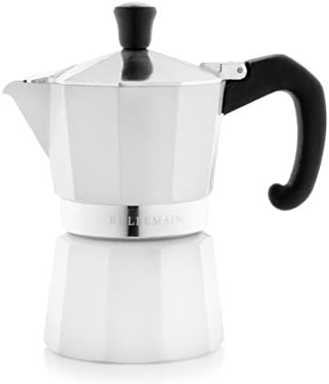  Stovetop Espresso Maker Moka Pot (Silver, 6 Cup)