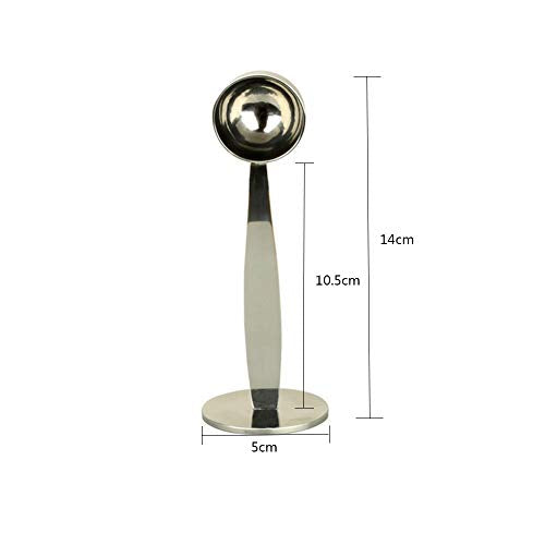  Hofumix Coffee Measure Spoons Tamper Spoons Espresso Spoons Coffee Scoop Kitchen Accessories For Coffee Beans, Flour, Milk Powder 2PCS