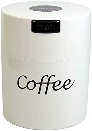  The Ultimate Vacuum Sealed Coffee Airtight Container, 1/2-Pound, Black