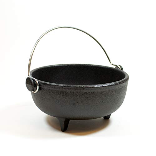  Pre Seasoned Ol' Iron Kettle, 6 Inch Diameter