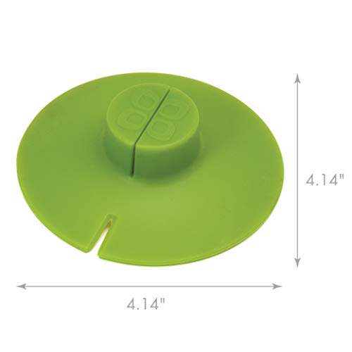  Epoca Kitchen Tool Primula Tea Bag Buddy &ampndash Easy To Use &ampndash Multipurpose &ampndash 100% Silicone &ampndash Green, 4.25-Inch