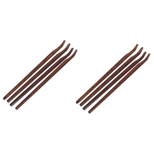  8 Pcs Coffee Stirring Spoon Wooden Wood Stirring Rod