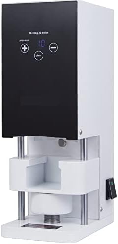  ENEMO 58MM Coffee Tamper Automatic Flat Press Powder Press For Espresso Compatible With Barista (Color : White, Size : AU)