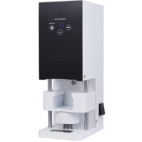  ENEMO 58MM Coffee Tamper Automatic Flat Press Powder Press For Espresso Compatible With Barista (Color : White, Size : AU)