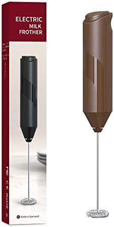  Powerful Milk Frother Handheld Foam Maker For Coffee, Latte - Whisk Drink Mixer For Cappuccino, Mini Foamer For Cappuccino,Frappe,Metcha,Hot Chocolate (Blue)