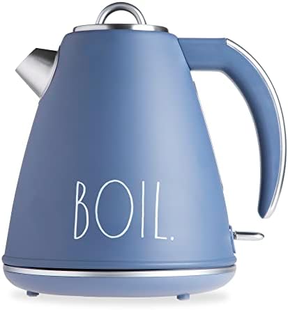  Electric Water Kettle - Stainless Steel Coffee Maker, 1.5 Liter Tea Kettle, Electric Hot Water Kettle With Automatic Shut Off Boil-Dry Protection, 1500 Watt Boiling Power (Cream)