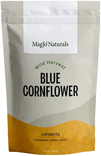 Blue Cornflower | Pure Petals | European Wild-Harvest (.5 Ounce)