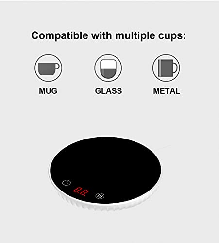  Candle Warmer, Coffee Mug Warmer, Warmer Plate For Wax, Jar, Desktop Cup Warmer Plate, Gift For Women