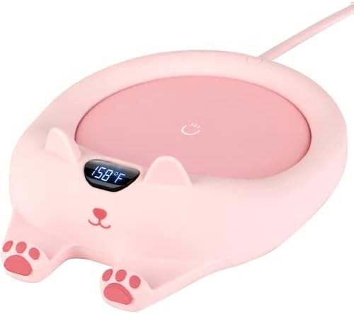  Mug Warmer,Coffee Warmer For Desk Coffee Cup Warmer Auto Shut Off,Smart Candle Warmer With 3 Temp Settings,Electric Beverage Warmer