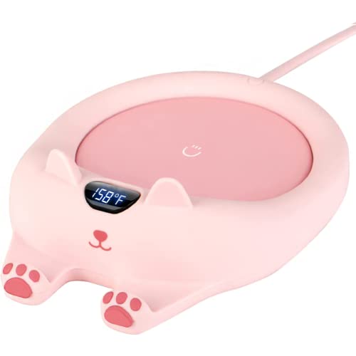 Mug Warmer,Coffee Warmer For Desk Coffee Cup Warmer Auto Shut Off,Smart Candle Warmer With 3 Temp Settings,Electric Beverage Warmer