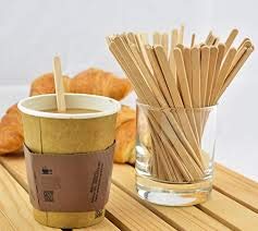  7-Inch Wood Coffee Stirrers | Stir Sticks For Coffee, Tea, Milk, Etc. | Hot Or Cold Beverages Wood Stirrers | Biodegradable | By EDayDeal HomeGoods (2 Pack-2000)