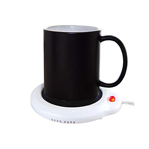  Mug Warmer For Home & Office. Great For Warming Up Cups, Coffee Mugs, Wax, And Beverages On Desks, Tables & Countertops. Electric Heated Plate Warms Quickly. Enjoy Hot Drinks On Cold Days.