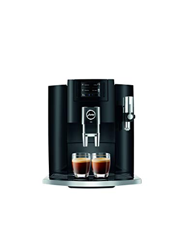 Jura E8 Piano Black Automatic Coffee Machine, 64 Ounces