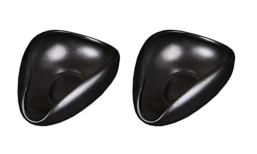  2pcs Ceramic Coffee Scoops Coffee Bean Weighing Bowls Coffee Powder Spoon