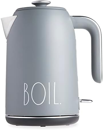  Electric Water Kettle - Stainless Steel Coffee Maker, 1.5 Liter Tea Kettle, Electric Hot Water Kettle With Automatic Shut Off Boil-Dry Protection, 1500 Watt Boiling Power (Cream)