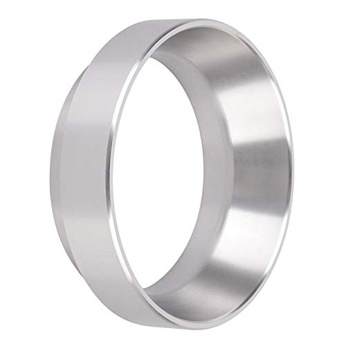  Dosing Ring Magnetic Silver Aluminum Alloy Universal Coffee Machine Accessories Home Kitchen(58 Mm)